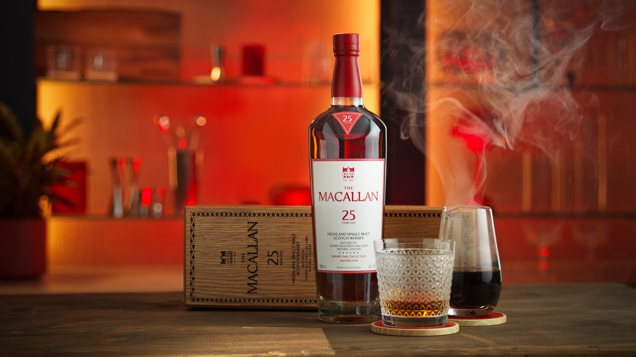 The Macallan 25 years old single malt whisky